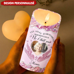 Bougie LED Personnalisée - Hommage Émotionnel pour proche