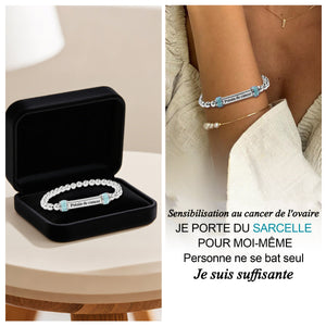 Bracelet de Force et d’Espoir – Lutte contre le Cancer de l’Ovaire