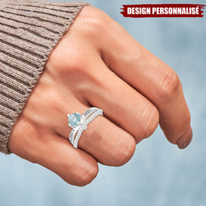 Bague Personnalisée en Zircon – Cadeau Élégant pour Diplômées et Femmes Spéciales