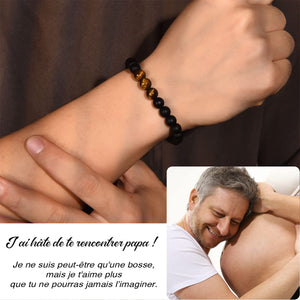 Bracelet Personnalisé – Cadeau Émotionnel pour Papa