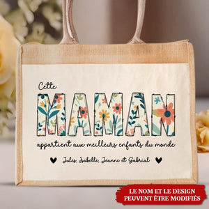 Meilleure maman - Sac personnalisé pour maman et mamie