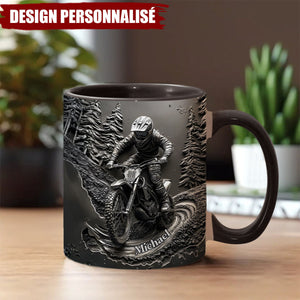 Mug Motocross Personnalisé – Cadeau Idéal pour les Passionnés de Moto