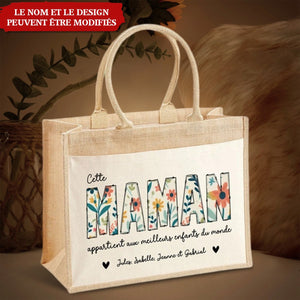 Meilleure maman - Sac personnalisé pour maman et mamie