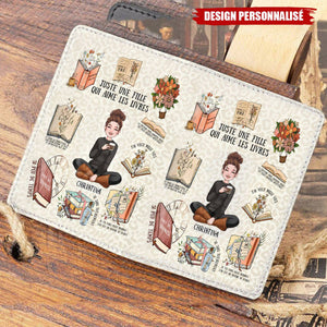 Porte-Passeport Personnalisé – Juste une Fille qui Aime les Livres
