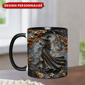 Mug Personnalisé Sorcière Élégante - Cadeau Unique et Envoûtant
