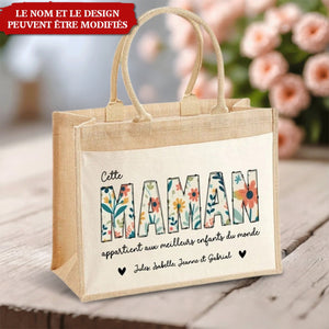 Meilleure maman - Sac personnalisé pour maman et mamie