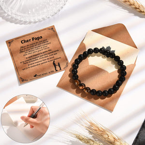 Bracelet Personnalisé – Cadeau Émotionnel pour Papa