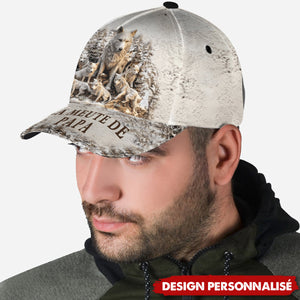 Casquette Personnalisée "La Meute de Papa" – Design Loup Unique