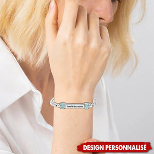 Bracelet de Force et d’Espoir – Lutte contre le Cancer de l’Ovaire