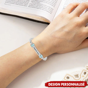 Bracelet de Force et d’Espoir – Lutte contre le Cancer de l’Ovaire