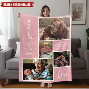 Personnalisé votre couverture-- Cadeau d'Amour pour Maman et Mamie