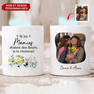 Mug Personnalisé pour Mamie – Cadeau avec Photo et Message Personnalisé