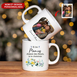 Mug Personnalisé pour Mamie – Cadeau avec Photo et Message Personnalisé