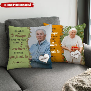 Coussin Personnalisé avec Photo - Cadeau en mémoire d’un être cher