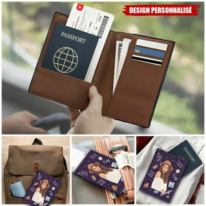 Housse de passeport Personnalisé – Voyager Est Ma Thérapie