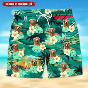 Short de bain personnalisé avec photo de votre animal – Look Estival et Unique