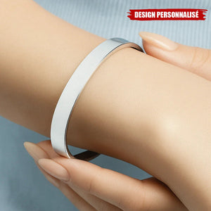 Bracelet Commémoratif Personnalisé – Gravure avec Noms et Messages Spéciaux