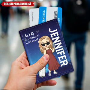 Porte-passeport personnalisé pour les voyages – Cadeau de vacances pour les passionnés d'aventure