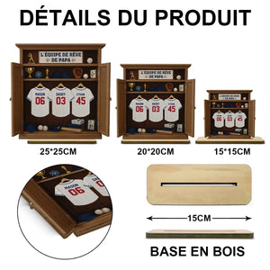 L'Équipe de Rêve de Papa – Cadeau Personnalisé pour la Fête des Pères