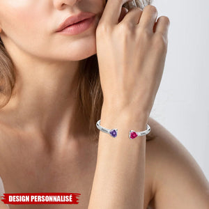 Je t’aimerai pour toujours - Bracelet Amour Éternel Personnalisé