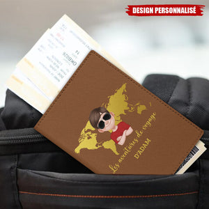 Porte Passeport Personnalisé - Les Aventures De Voyage