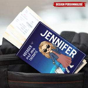 Porte-passeport personnalisé pour les voyages – Cadeau de vacances pour les passionnés d'aventure