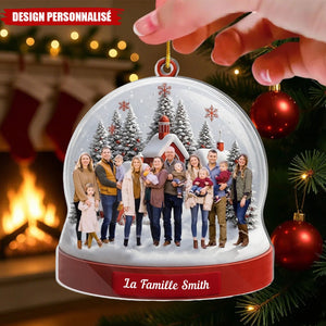 Ornement de Noël en Acrylique Personnalisé - Ensemble, c’est le meilleur endroit où être