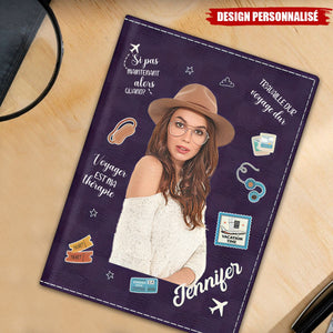 Housse de passeport Personnalisé – Voyager Est Ma Thérapie