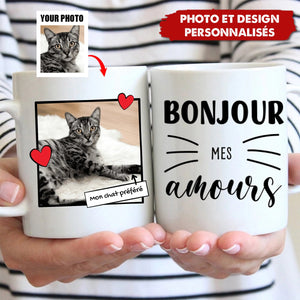 Mug Personnalisé avec Photo et Texte – Cadeau Unique pour les Amoureux des Animaux