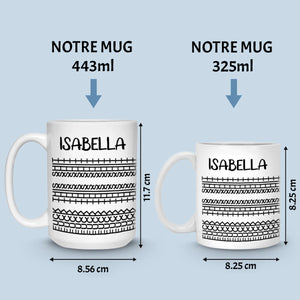 Deviens folle avec moi – Mug personnalisé – Cadeau pour meilleures amies, sœurs, membres de la famille, collègues