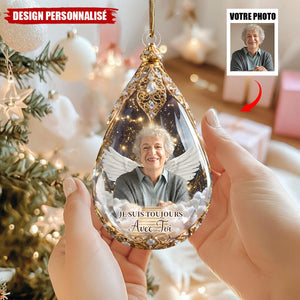 Ornement Commémoratif Ange Personnalisé – Souvenir Photo Personnalisé
