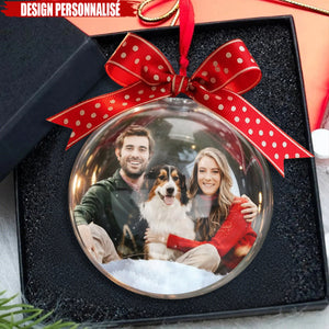 Ornement de Noël Personnalisé avec Photo - Souvenir Photo Unique