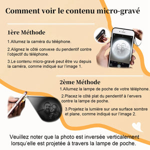 Collier tournesol Projecteur Personnalisé avec Photo Cachée – Cadeau Symbolique et Intemporel