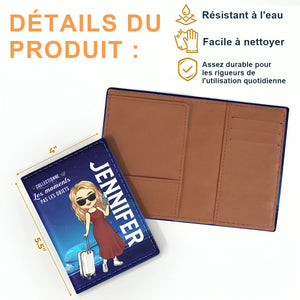 Porte-passeport personnalisé pour les voyages – Cadeau de vacances pour les passionnés d'aventure
