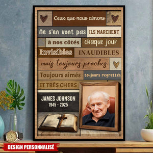 Affiche Commémorative Personnalisée – Hommage à un Être Cher