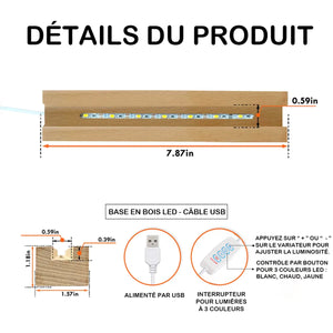 Lampe Photo Personnalisée "PAPA" avec Prénoms – Cadeau Émotionnel pour Papa