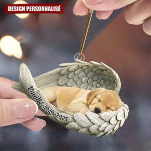 Décoration Commémorative Personnalisée – Ange Gardien pour Animal de Compagnie