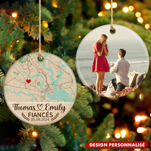 Ornement Céramique Personnalisé – Un cadeau significatif pour les couples