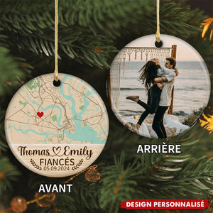 Ornement Céramique Personnalisé – Un cadeau significatif pour les couples