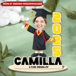 Pancarte Personnalisée pour Souvenir de Remise de Diplôme – Promotion 2025