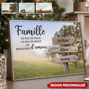 Affiche Familiale Personnalisée – Un Cadeau Unique pour la Famille