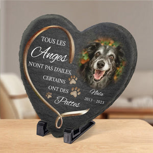 Pierre Funéraire Personnalisée – Tous les Anges n'ont pas d'ailes