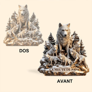 Plaque Acrylique Personnalisée - La Meute de Papa