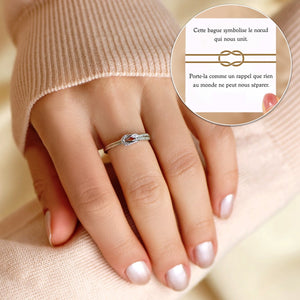 Bague Nœud d'Amour – Symbole de Lien Éternel