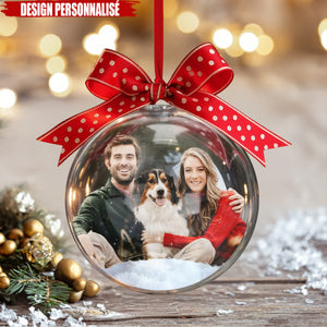 Ornement de Noël Personnalisé avec Photo - Souvenir Photo Unique