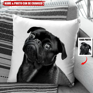 Coussin Personnalisé avec Photo de Votre Animal – Coussin pour Amoureux des Animaux