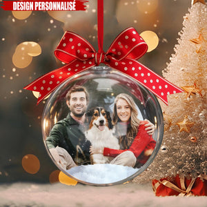 Ornement de Noël Personnalisé avec Photo - Souvenir Photo Unique
