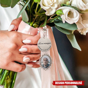Pendentif Souvenir Personnalisé – Avec Photo, Prénoms & Message Gravé