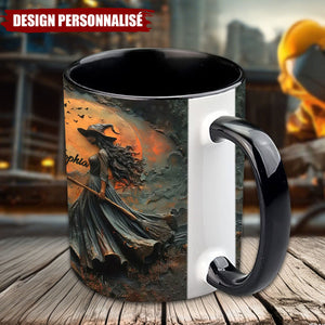 Mug Personnalisé Sorcière Mystique - Cadeau Unique et Enchanteur