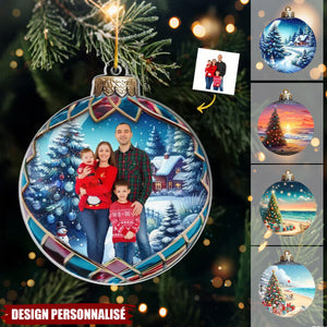 Ornement Familial Personnalisé sur Mesure - Souvenir Familial Unique